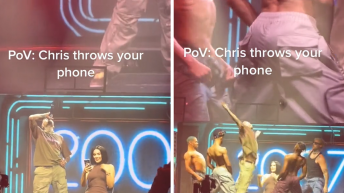 Chris Brown Throws Fan’s Phone Into Crowd for Filming Lap Dance Onstage