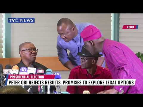 Trending: Peter Obi Rejects Results, Promises To Explore Legal Options