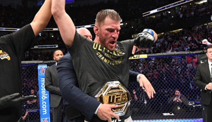 Stipe Miocic reveals UFC has informed him he will face winner of Jon Jones vs. Ciryl Gane in July