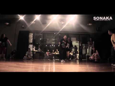 SONOKA | HIPHOP FREESTYLE | ZOOM STUDIO | BANGKOK THAILAND | 2013