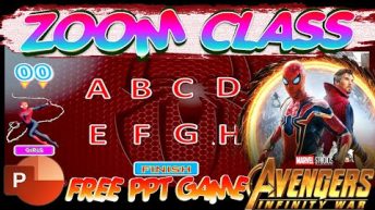 MY TYPICAL ZOOM CLASS IN THAILAND WITH FREE SPIDERMAN PPT GAME TEMPLATE 2022| PPT GAME FREE DOWNLOAD