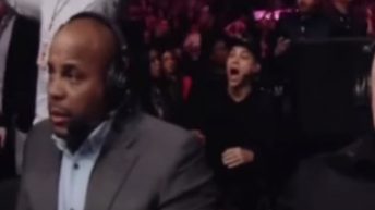 Jon Jones reacts to footage of Daniel Cormier’s live reaction to his title win at UFC 285: “My man couldn’t even pretend to smile”