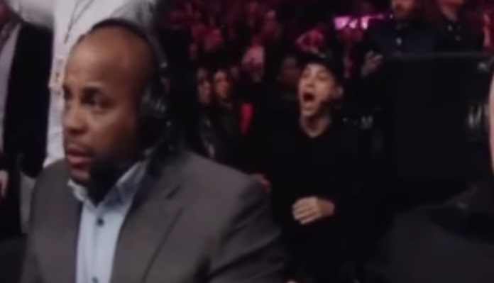 Jon Jones reacts to footage of Daniel Cormier’s live reaction to his title win at UFC 285: “My man couldn’t even pretend to smile”