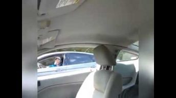 Mediatakeout Man points  gun at guy trying to intimidate him in road rage