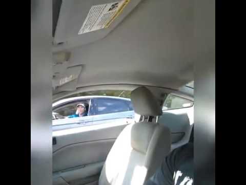 Mediatakeout Man points  gun at guy trying to intimidate him in road rage