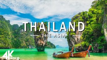 FLYING OVER THAILAND (4K UHD) – Relaxing Music Along With Beautiful Nature Videos – 4K Video HD