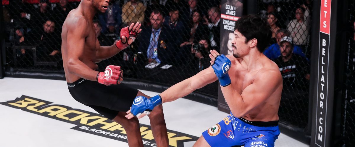 Graphic: Watch MVP explode Yamauchi’s kneecap with kick at Bellator