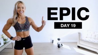 Day 19 of EPIC | Full Body Workout – 1 Hour [Dumbbell Complex]