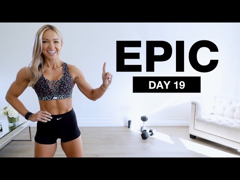 Day 19 of EPIC | Full Body Workout – 1 Hour [Dumbbell Complex]