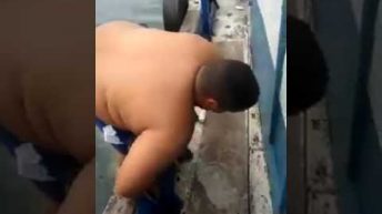 Mediatakeout when your underestimating your weight on a boat