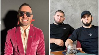 Colby Covington tells Khabib Nurmagomedov and Islam Makhachev to shut their mouths: “They’re all talk and no walk like myself.”