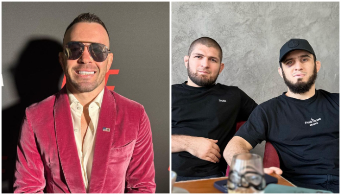 Colby Covington tells Khabib Nurmagomedov and Islam Makhachev to shut their mouths: “They’re all talk and no walk like myself.”