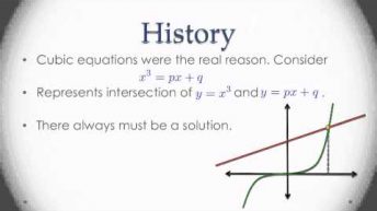 Week1Lecture1: History of complex numbers