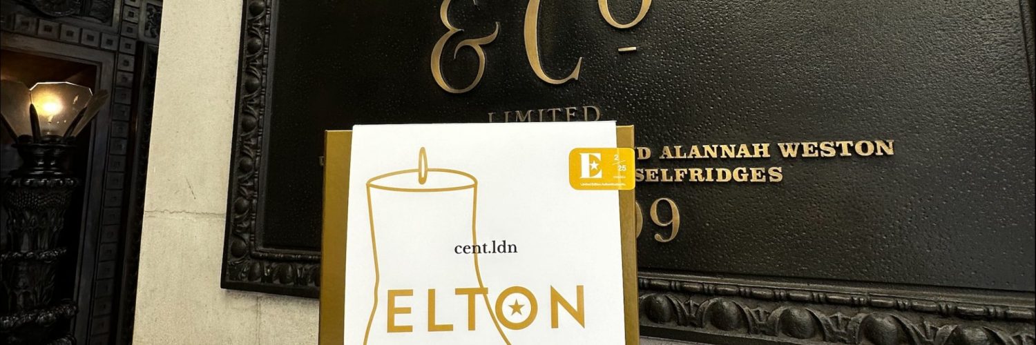 cent.ldn Celebrates Elton John’s Yellow Brick Road Tour With Two Bespoke Candle Designs