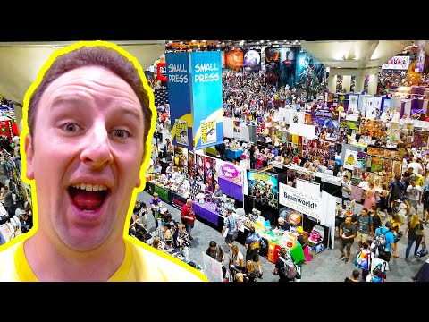 San Diego Comic Con 2018 Exhibitor Hall LIVE