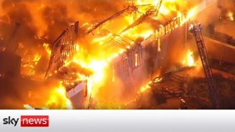 US: Blaze engulfs church complex in New Jersey