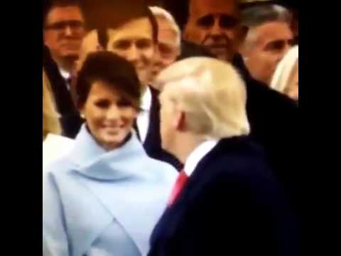 Mediatakeout Trump embarrassed his wife during his sworn in ceremony