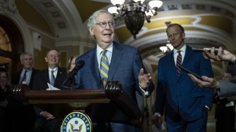 McConnell completes physical therapy, will work from home for “next few days”