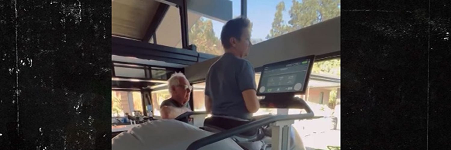 Jeremy Renner Walks in Anti-Gravity Treadmill After Snowplow Accident