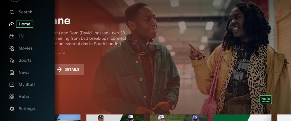 Hulu for Apple TV gets revamped navigation with new sidebar