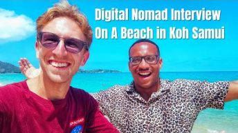 Digital Nomad Interview on the Beach in Koh Samui with Desmond Dixon