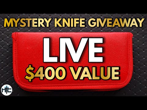 $400 MYSTERY KNIFE GIVEAWAY LIVE + Knives & Knonsense