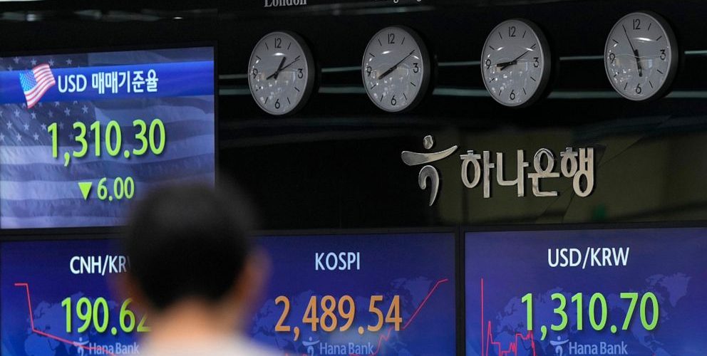 Asian shares mixed after Wall St dips on weak economic data