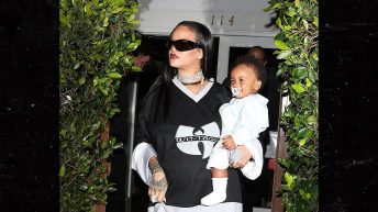 Rihanna Out with A$AP Rocky and Son, Says Motherhood Is ‘The Bomb’