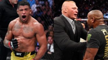 Gilbert Burns calls for opportunity to slap Brock Lesnar after WWE-UFC merger made official: “He cannot push DC like that”