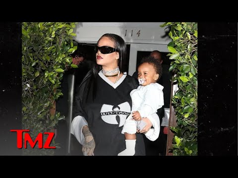 Rihanna Out with A$AP Rocky and Son, Says Motherhood Is ‘The Bomb’ | TMZ TV