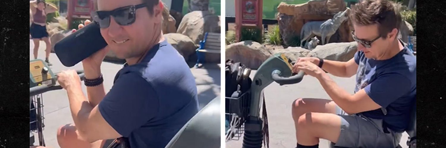 Jeremy Renner Hits Up Six Flags with Family 3 Months After Snowplow Accident