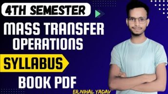 Mass transfer operation Syllabus|4th Semester MTO 1st Syllabus|MTO 1st Syllabus