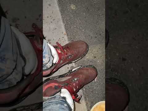 My Air Jordan Retro 5’s are DONE after Rolling Loud ‘Inglewood’ 2023 #viral #shoes #sub #shorts