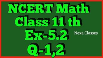 Class-11 Ex-5.2,Q-1,2 ( Complex Number And Quadratic Equation ) NCERT Math