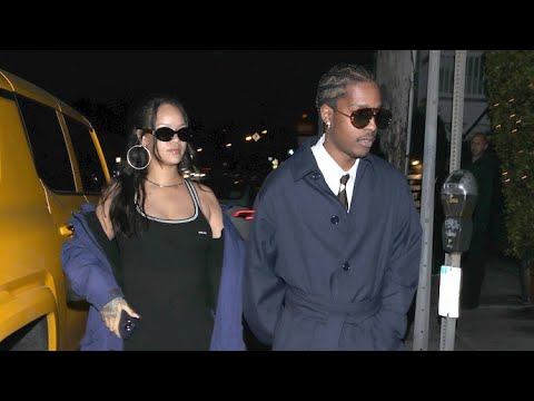 Rihanna And ASAP Rocky Enjoy A Romantic Night Out At Giorgio Baldi