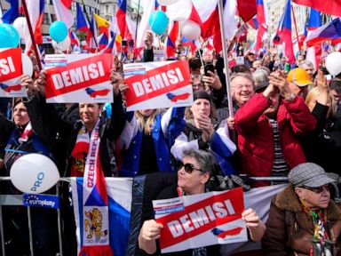 Thousands turn out for anti-government protest in Prague