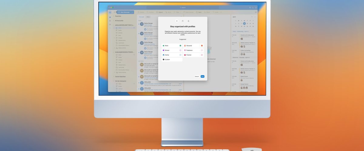 Microsoft updates Outlook for Mac with new Profiles feature