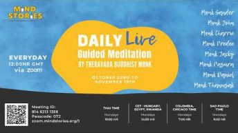 Daily Live Guided Meditation by Buddhist Monks