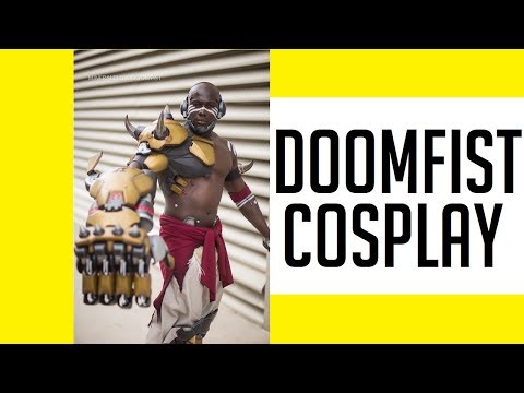 THIS IS DOOMFIST OVERWATCH COSPLAY SDCC 2017 SAN DIEGO COMIC-CON BLIZZARD HENCHMEN