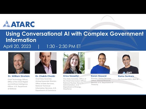 Using Conversational AI with Complex Government Information