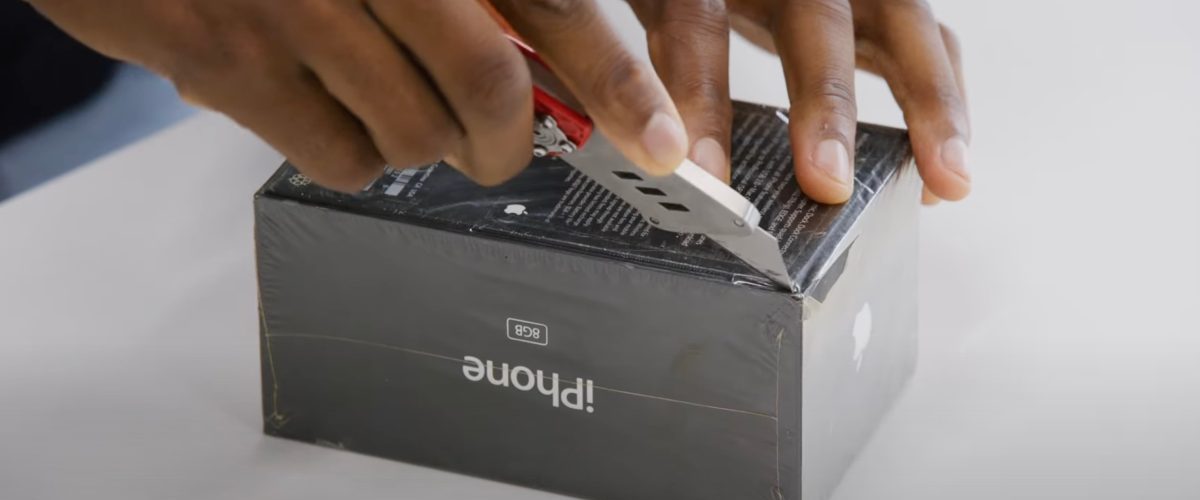 Watch MKBHD unbox a sealed OG iPhone after winning $40,000 auction [Video]