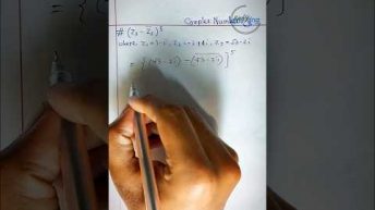 How to solve (z 3-z 3ˉ)^5 || Complex Numbers   #shorts #shortvideo #shortsviral #math