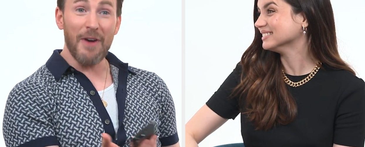 Chris Evans And Ana De Armas Have Starred In Three Movies Together, So They Put Their Friendship To The Test