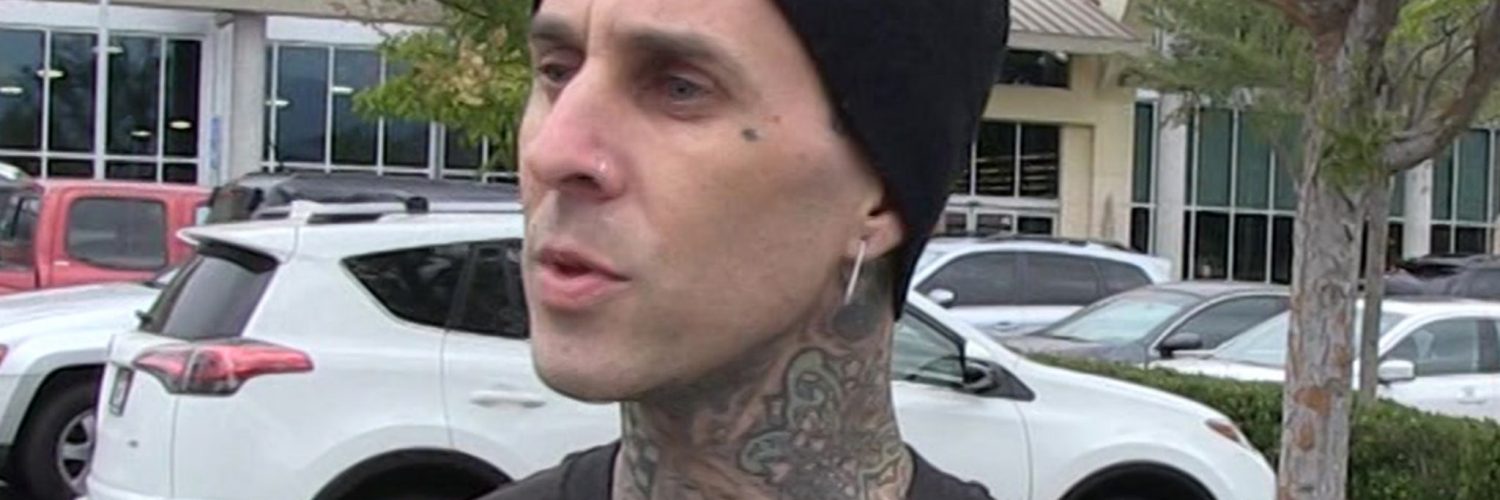 Travis Barker Crazed Fan Arrested, Crashes Car Through Home’s Security Gate