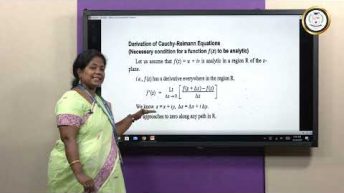 FUNCTIONS OF A COMPLEX VARIABLE – Dr. G. Uma