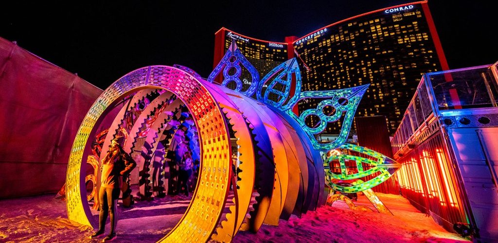 Burning Man-Inspired Outdoor Art Gallery Transfix Opens in Las Vegas