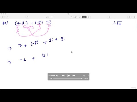 Addition- Complex Numbers