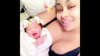 Mediatakeout Blacchyna and Rob Daughter Renee Kardashian first snap