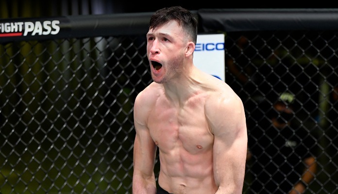 Julian Erosa hopeful for an “all-out 15-minute brawl” at UFC Vegas 72 against Fernando Padilla: “He likes to stand and trade and I’m in the same boat”