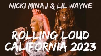 Lil Wayne and Nicki Minaj at Rolling Loud California 2023